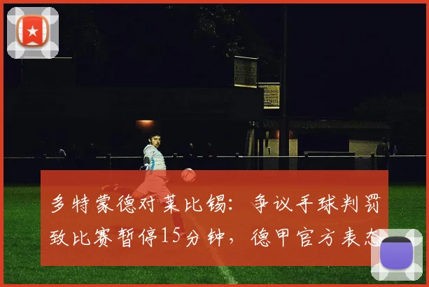 多特蒙德对莱比锡：争议手球判罚致比赛暂停15分钟，德甲官方表态将修改规则